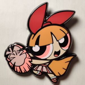The Powerpuff Girls Cheerleader Blossom Enamel Pin Official Cartoon Badge